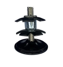 Cargar imagen en el visor de la galería, TAPON A-HEAD ARAÑA 1-1/8&quot; CON TAPA DE ALUMINIO NEGRA PARA TAZA DE DIRECCION
