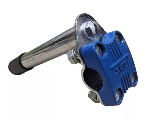 POTENCIA BMX 22,2 MM HIERRO TAPA AZUL