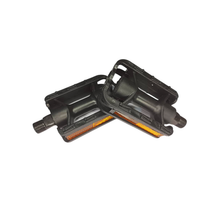 Cargar imagen en el visor de la galería, SET PEDAL PLASTICO 9/16 JUNIOR  NEGRO
