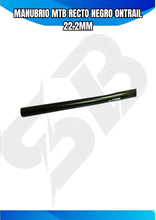Cargar imagen en el visor de la galería, MANUBRIO MTB RECTO NEGRO ONTRAIL 22.2MM
