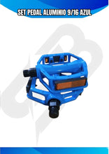 Cargar imagen en el visor de la galería, SET PEDAL ALUMINIO 9/16
