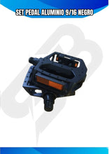 Cargar imagen en el visor de la galería, SET PEDAL ALUMINIO 9/16
