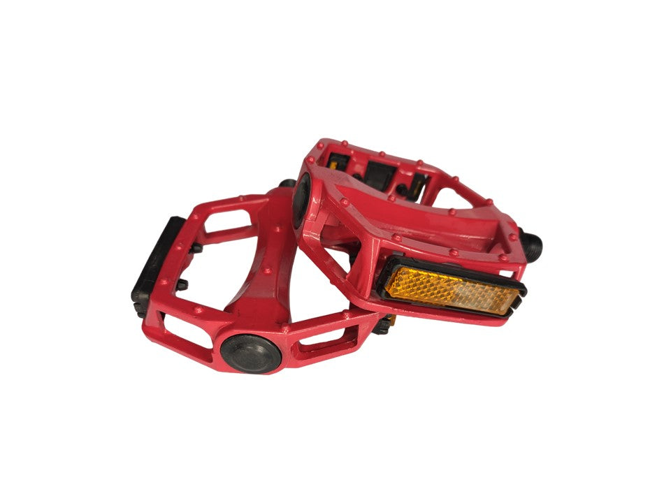 SET PEDAL ALUMINIO 9/16 ROJO