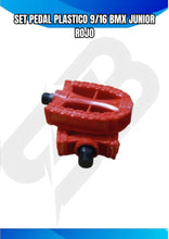 Cargar imagen en el visor de la galería, SET PEDAL PLASTICO 9/16 JUNIOR
