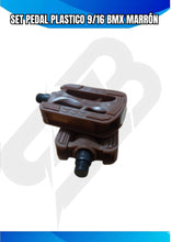 Cargar imagen en el visor de la galería, SET PEDAL PLASTICO 9/16 BMX (COLORES)

