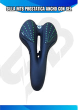 Cargar imagen en el visor de la galería, SILLA MTB PROSTATICA ANCHO CON GEL
