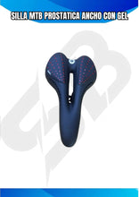 Cargar imagen en el visor de la galería, SILLA MTB PROSTATICA ANCHO CON GEL
