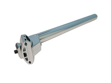Cargar imagen en el visor de la galería, TUBO DE ASIENTO 25.4mm x 300mm ALUMINIO SILVER CON CREMAYERA
