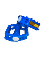 Cargar imagen en el visor de la galería, SET PEDAL PLASTICO ROSCA FINA 1/2 BMX JUNIOR

