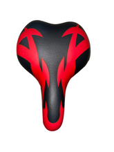 Cargar imagen en el visor de la galería, SILLA MTB  NEGRO FRANJAS (COLORES)
