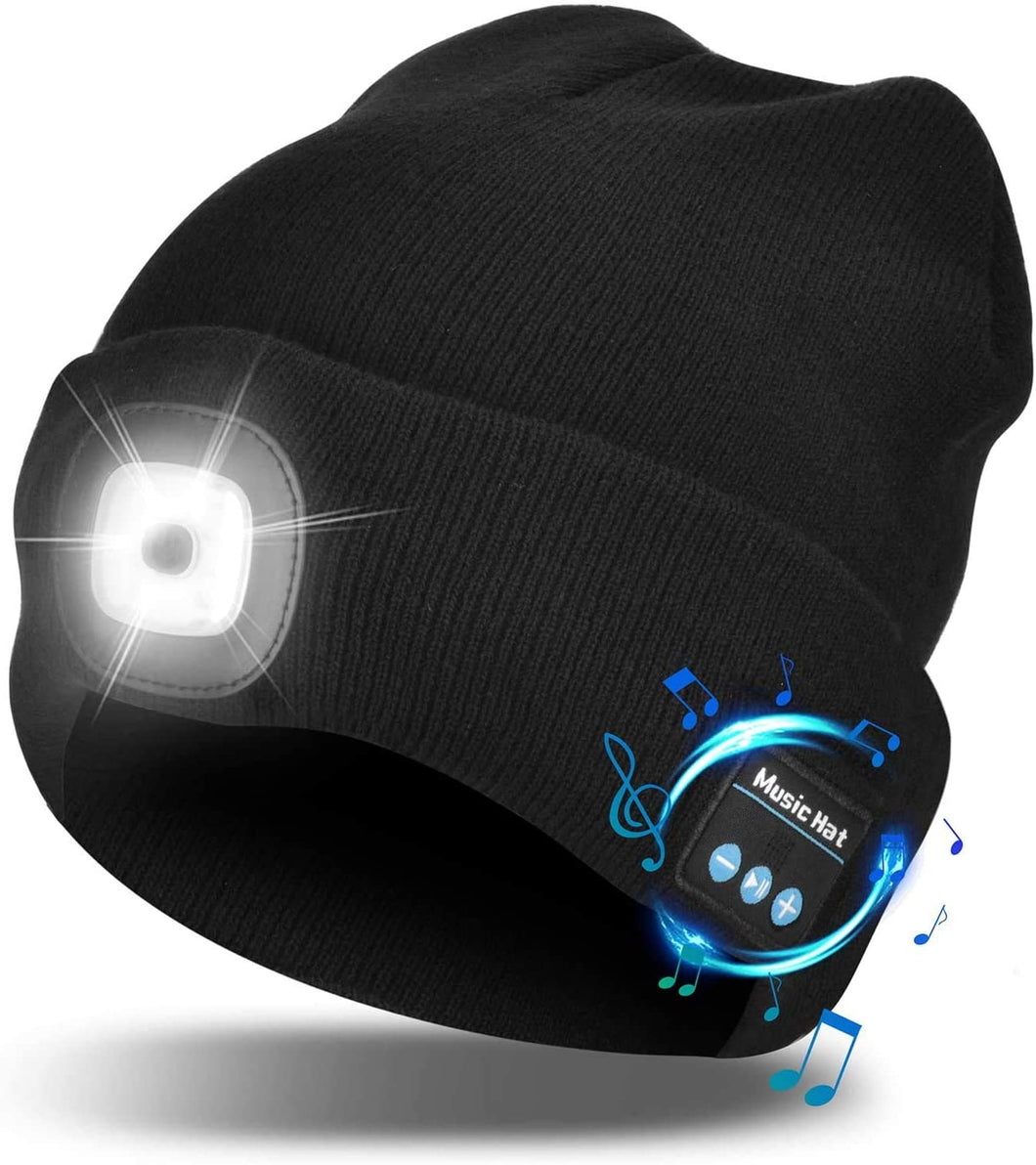 GORRO CON LUZ RECARGABLE