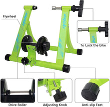 Cargar imagen en el visor de la galería, RODILLO 6 VELOCIDADES (SOPORTE DE ENTRENAMIENTO EN BICICLETA PARA INTERIORES)
