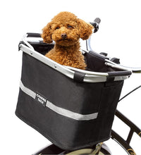 Cargar imagen en el visor de la galería, CESTA PARA BICICLETA, DESMONTABLE MULTIUSO PARA MASCOTAS O COMPRAS
