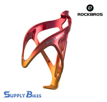 Cargar imagen en el visor de la galería, PORTA TERMO DORADO/ROJO DE POLICARBONATO LIGERO ROCKBROS
