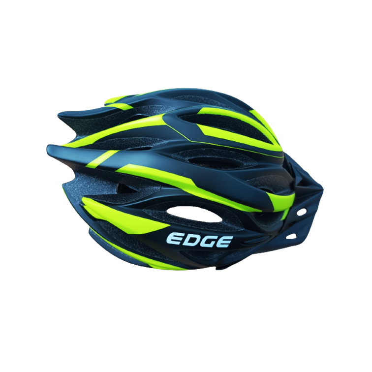 CASCO UNISEX NEGRO-AMARILLO FLUORESCENTE EDGE