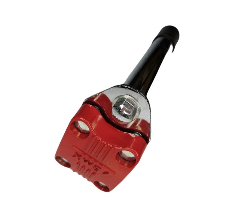 POTENCIA BMX 22,2 MM HIERRO TAPA ROJA