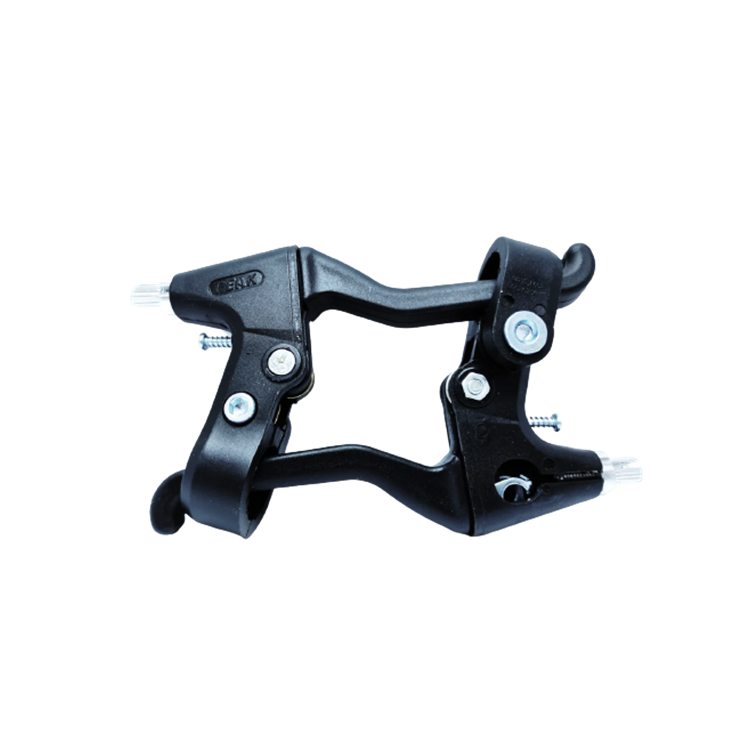 PALANCAS DE FRENO V-BRAKE PLASTIFICADA NEGRA