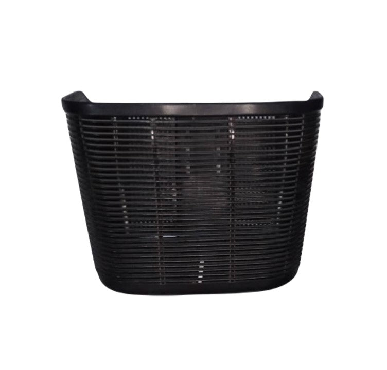 CESTA SIFRINA PLÁSTICA CUADRADA NEGRA