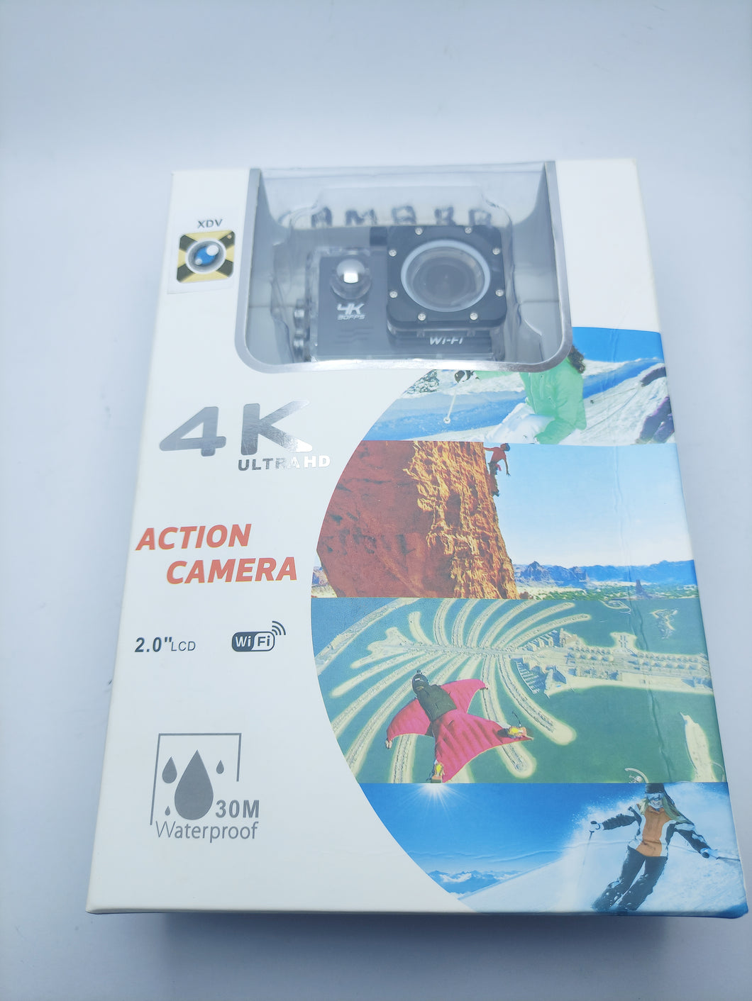 CAMARA DIGITAL PARA CASCOS 4K ULTRA HD RESISTENTE AL AGUA