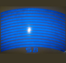 Cargar imagen en el visor de la galería, VINIL REFLECTIVO PARA RINES - PAQ DE 12 UND (29CM X 1CM)
