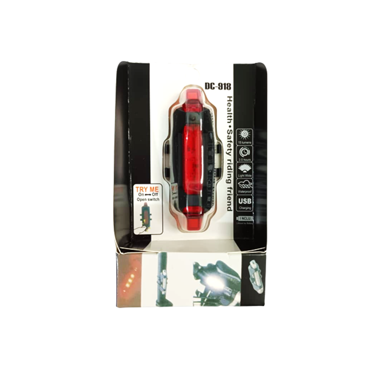 LUZ TRASERA RECARGABLE DC-918